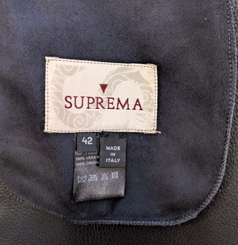 Italian Wool Shearling Reversible Jacket - Picture 6 of 7